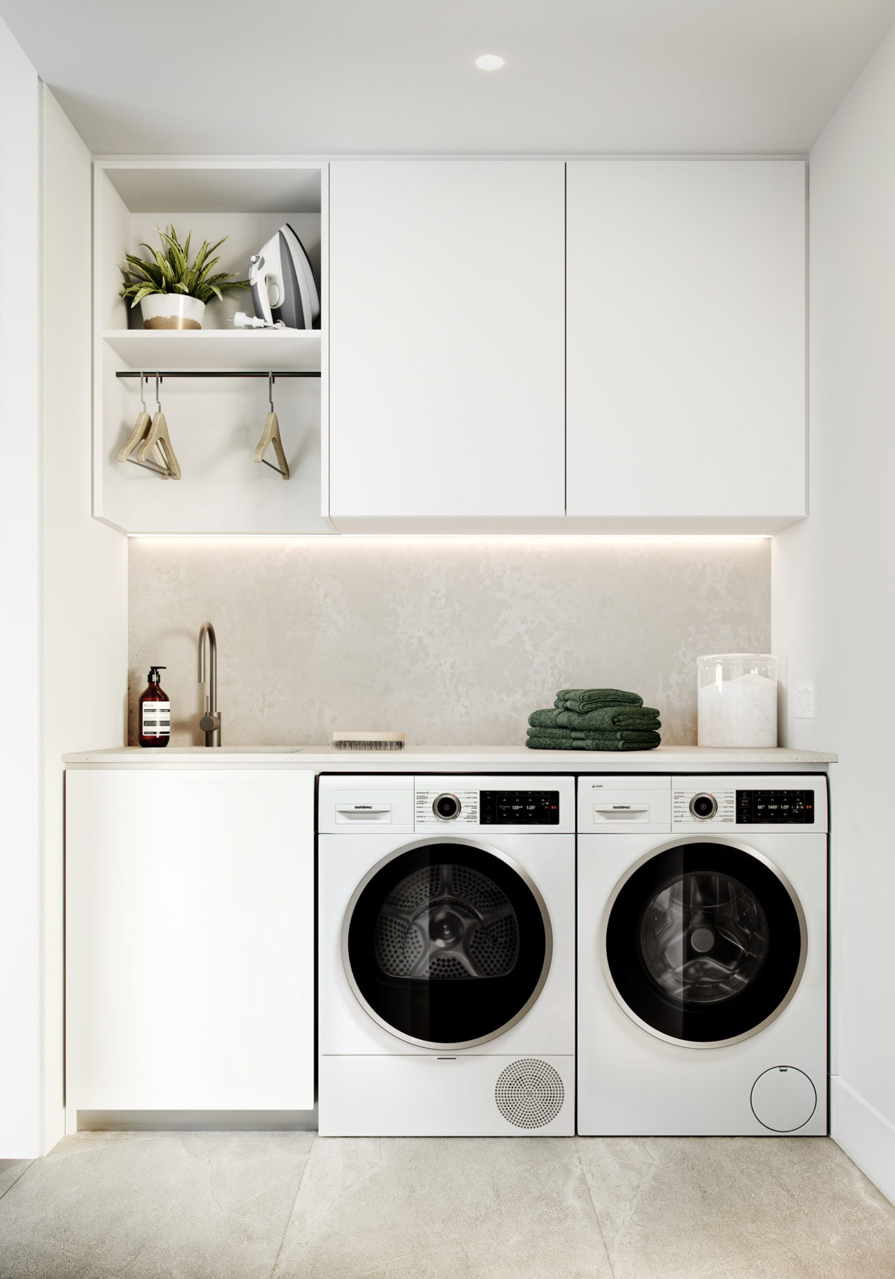 Laundry - One Saint Stephens Apartments, Parnell, Auckland